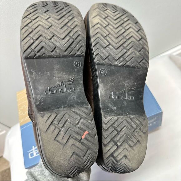 Dansko XP 2.0 oiled dark brown leather professional clog shoes. women's 41 10.5 - Picture 6 of 7